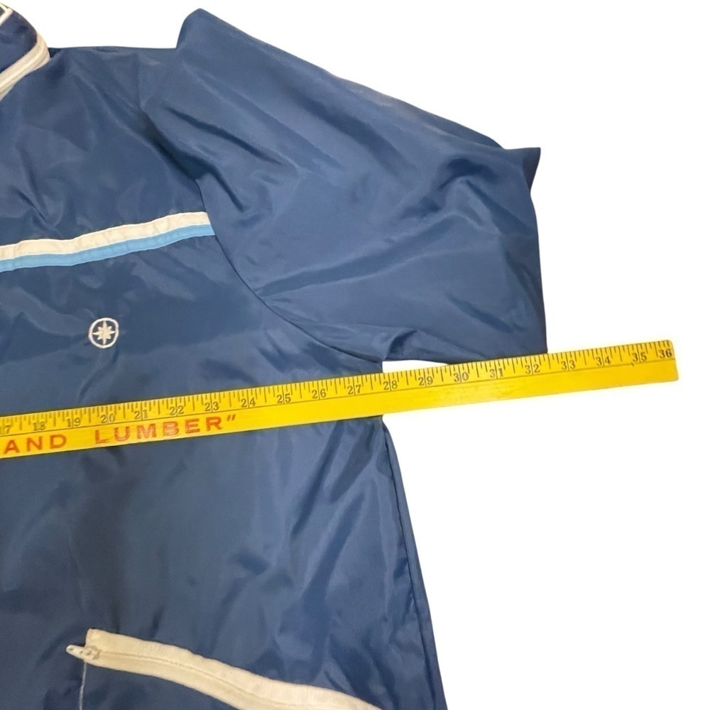 Vintage Weather Tamer Made in the USA 🇺🇸 Men’s Blue Rain Jacket Size 48/28W - Picture 8 of 10